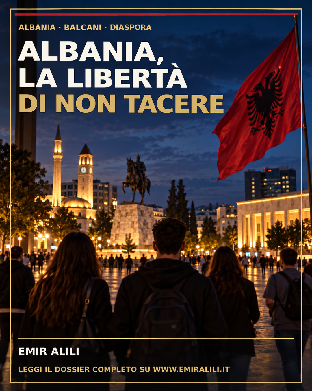 Albania, il ruolo della diaspora — copertina del dossier di Emir Alili