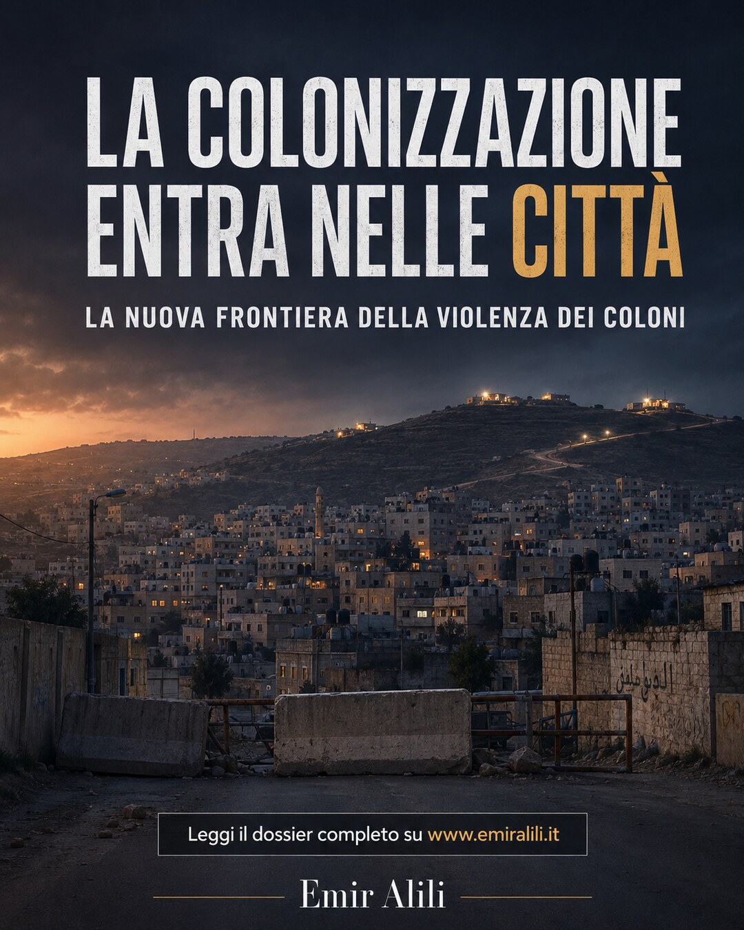 Copertina del dossier La colonizzazione entra nelle città