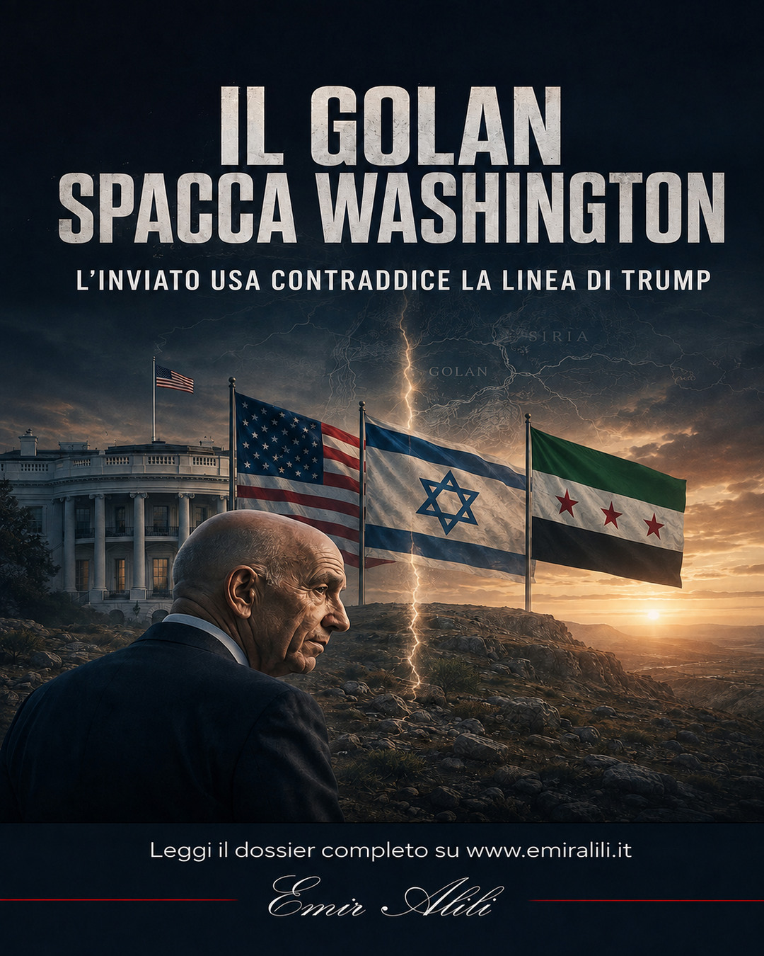 Copertina del dossier Il Golan spacca Washington