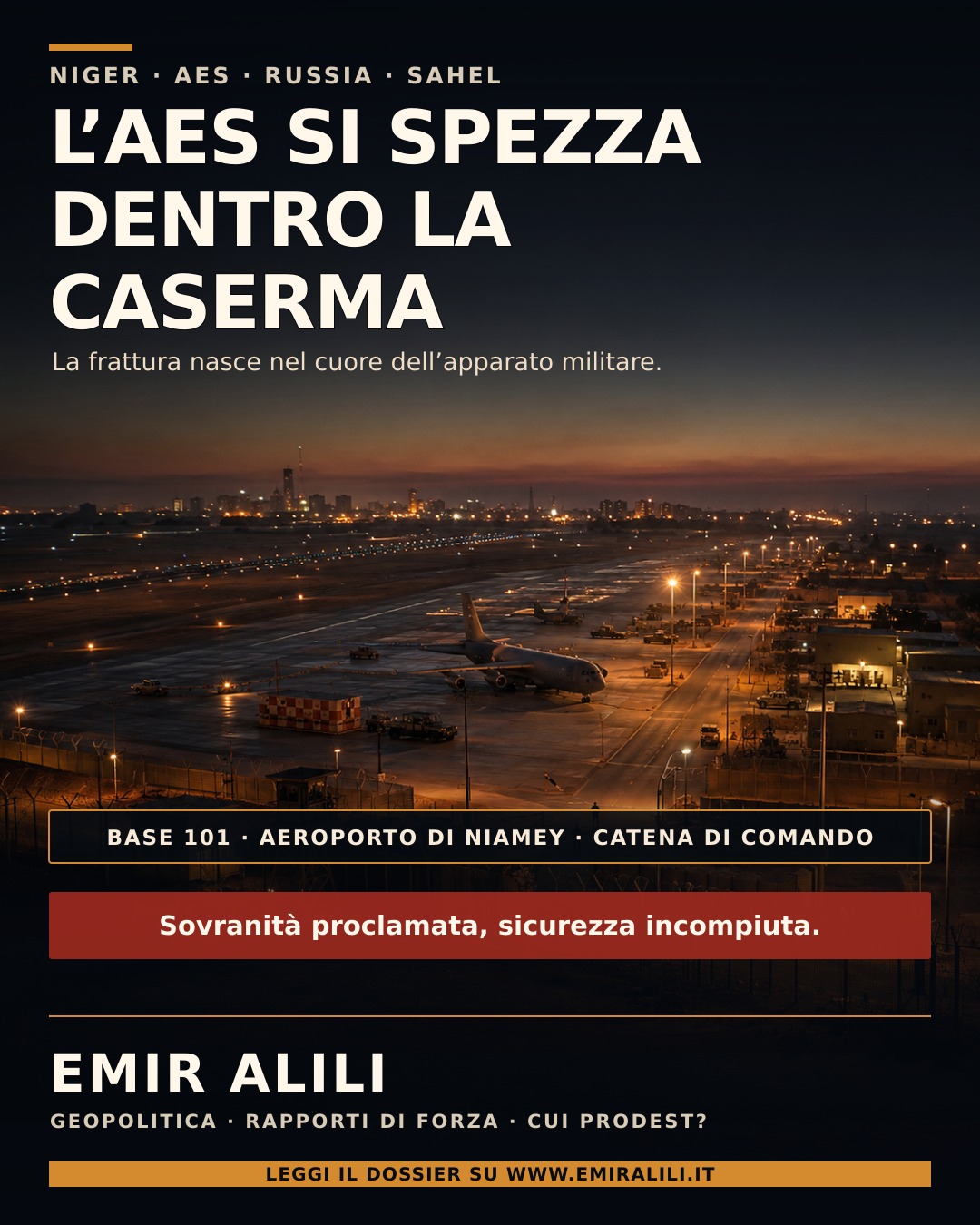 Copertina del dossier L’AES si spezza dentro la caserma