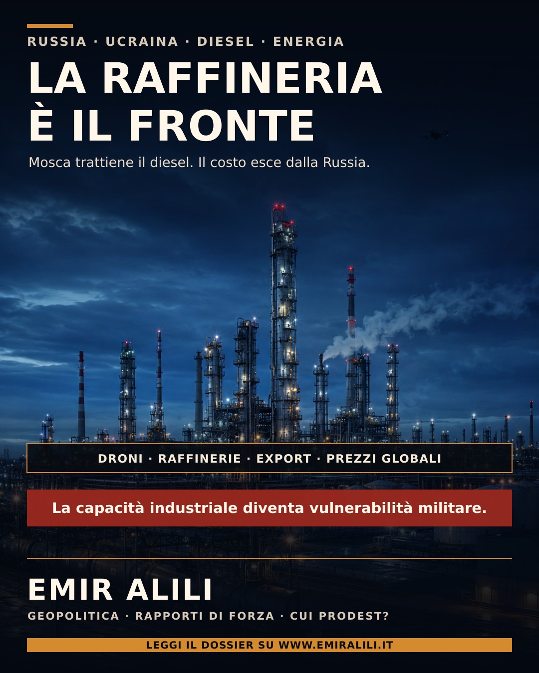 Copertina del dossier La raffineria è il fronte
