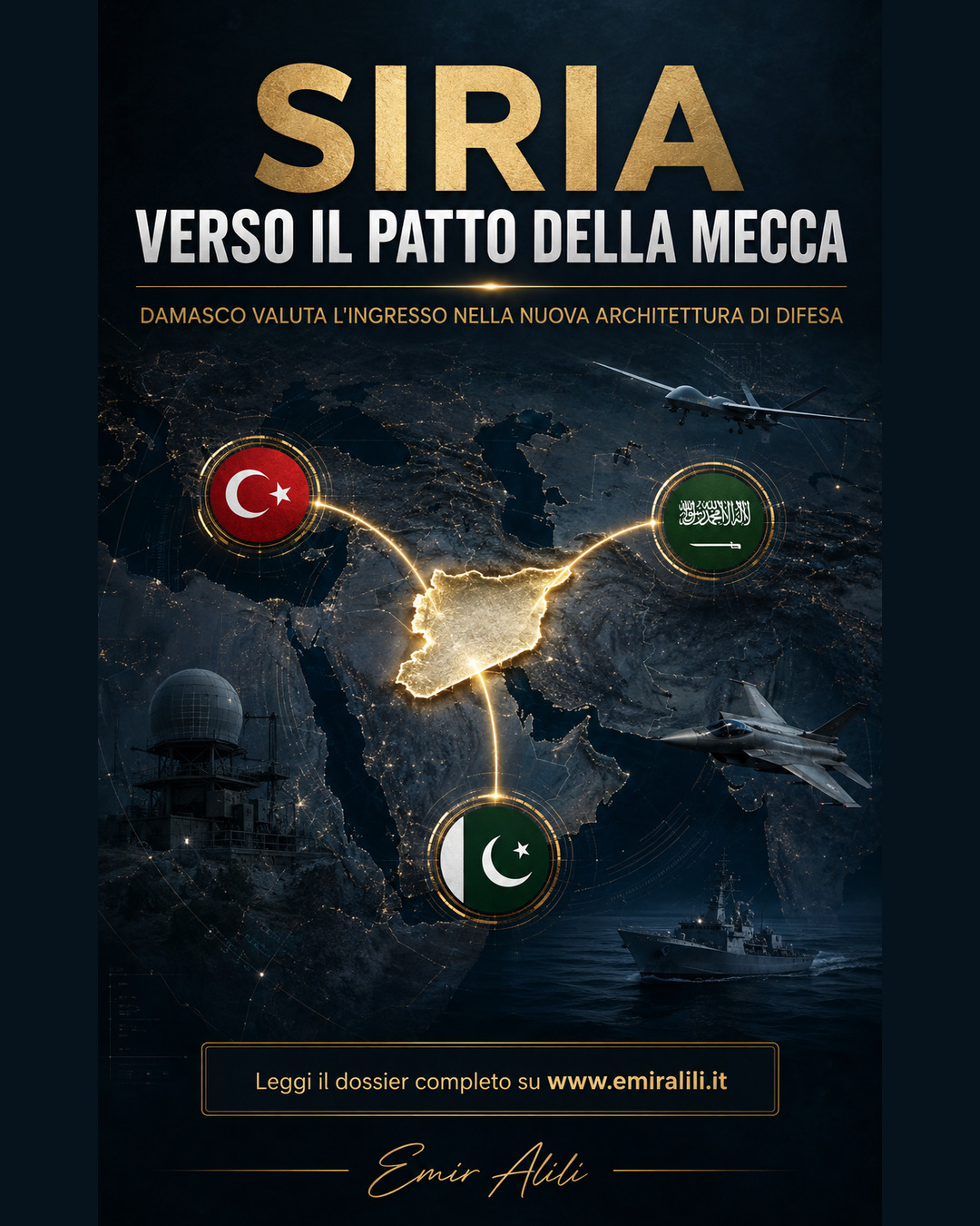 Copertina del dossier La Siria verso il Patto della Mecca: il nuovo blocco cambia scala