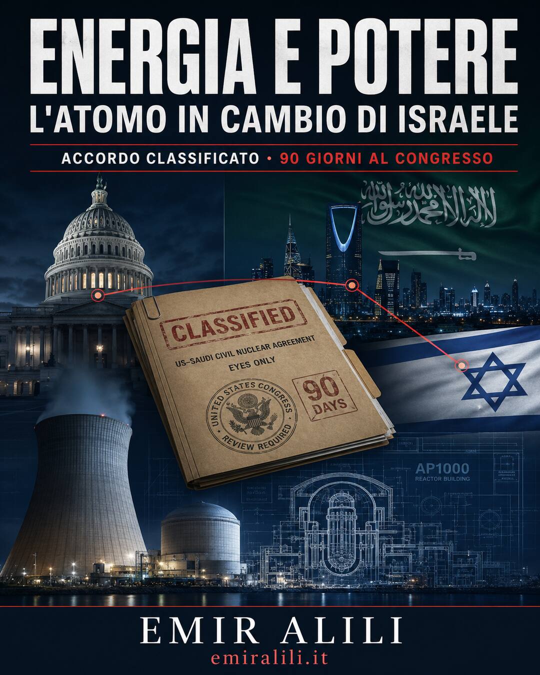 Copertina del dossier L’atomo in cambio di Israele
